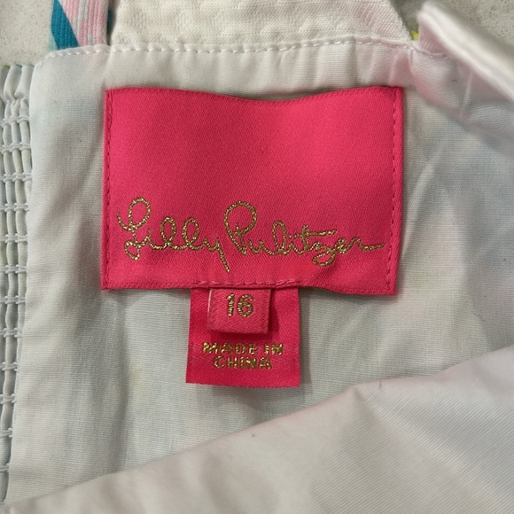 Lilly Pulitzer Mercede Stretch Dress in Urchin Pink Vitamin Sea Smocked - Picture 2 of 16